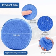 Kit 3 Almofadas de Microfibra para Polimento e Detalhamento Automotivo - imagem 3