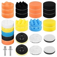 Kit de Almofadas de Polimento para Carro - 31 Peças Premium com Adaptador M10 e Ventosas - imagem 4