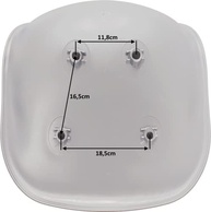 Assento para Cadeira Charles Eames Eiffel - Branco | Polipropileno Resistente e Ergonômico - imagem 2