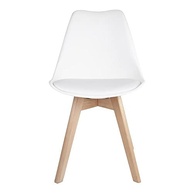 Cadeira Saarinen Wood CX1 - Base Fixa em Polipropileno Branco | Design Moderno e Conforto Duradouro - imagem 5