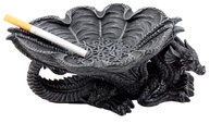 Cinzeiro de Dragão Medieval com Nó Celta - Estátua de Fantasia em Poliresina 21 cm - imagem 1