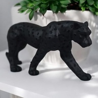 Escultura Pantera Negra Andando em Poliresina - Decoração Elegante para Casa e Escritório - imagem 3