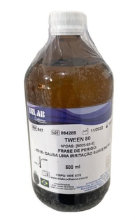 Tween 80 - Polissorbato 80 Puro 500ml - Solução Versátil para Laboratórios e Indústria - imagem 1