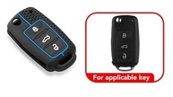 Capa de Silicone Premium para Chaves Volkswagen: Polo, Jetta, Tiguan, Passat, Golf (Geração 4, 5, 6) - imagem 3