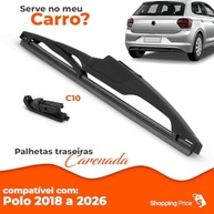 Palheta Limpadora Para-Brisa Traseiro Vigia Carenada 12" Polo 2018-2026 - Limpeza Silenciosa e Eficiente - imagem 4