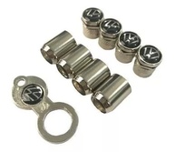Kit 4 Tampas Bico Pneu Válvula Cromado Universal Gol Fox Polo Voyage - imagem 1