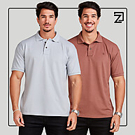 Polo Masculina Piquet: Kit 2 Elegância e Conforto - imagem 1