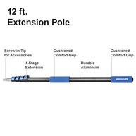 Vaughan Pólo Telescópico de 3m - Extensor de Alcance para Pintura Profissional - imagem 5