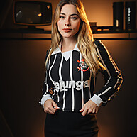 Polo Retrô Corinthians 1990 Feminina: Reviva a História! - imagem 1