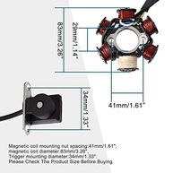 Estator Magnético GOOFIT 6 Polos 5 Fios para Motos e Quadriciclos 50cc a 125cc - imagem 3