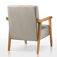 Poltrona Lina Agarb Decor Cor:Linho Cinza - imagem 4
