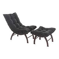 Poltrona com Puff Aramado: Conforto Industrial - imagem 1