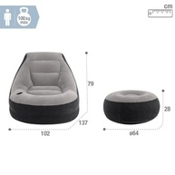 Poltrona Ultra Lounge com Pufe e Mesa Turca - Conforto Moderno em Design Ergonômico - imagem 4