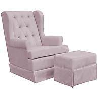 Poltrona de Amamentação com Balanço Helena P02 – Conforto e Estilo para o Seu Lar - imagem 1