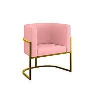 Poltrona Lua: Conforto e Estilo Gold - imagem 1