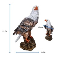 Águia Gavião Espanta Pombo em Resina - Estatueta Decorativa para Ambientes Exteriores - imagem 4