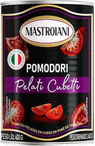 Mastroiani Pomodori Pelati Em Cubos 400G - imagem 1