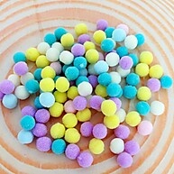 Pompom Multicolorido 10mm: 100 Unidades para Criar! - imagem 1