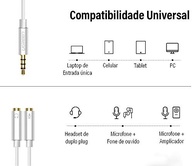 UGreen Divisor P3: Conecte Fone e Microfone P2 em um Único Ponto! - imagem 4