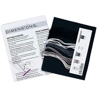 DIMENSIONS Kit Ponto Cruz Gato Black Moon Cat - 14 Unidades Aida Preto 14x18cm - imagem 4