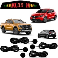 Sensor de Estacionamento Emborrachado 4 Pontos com Display LED: Manobras Seguras e Sem Stress! - imagem 2