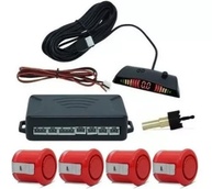 Sensor de Estacionamento Ré 4 Pontos Display Colorido 18mm - Segurança Total para Seu Veículo - imagem 1