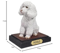 Estátua de Cachorro Poodle em Resina – Decoração Elegante e Charmosa para Sua Casa - imagem 3