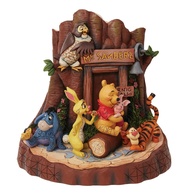 Estatueta Disney Traditions Jim Shore Winnie The Pooh - Coleção Exclusiva em Resina com Detalhes Manuais - imagem 1