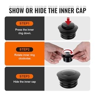 Tampa de Tanque de Combustível Pop-Up Ventilada em Alumínio FSFY para Harley Davidson (1982-2010) - imagem 5