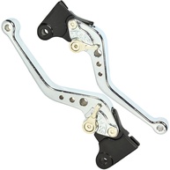 Manetes de Freio e Embreagem Esportivos Cromados para Honda CG 125/150/160 e Pop - imagem 1
