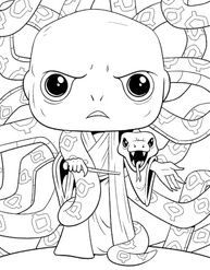 Livro de Colorir Funko Pop! Harry Potter: Liberte Sua Criatividade Mágica - imagem 5
