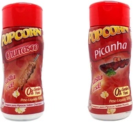 Temperos P/ Pipoca Popcorn Cx 12 Frascos. 6 Churrasco - 6 Picanha - imagem 1