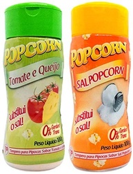 Temperos P/ Pipoca Popcorn Cx 12 Frascos. 6 Tomate e Queijo - 6 Sal Popcorn - imagem 2