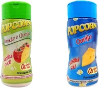Temperos P/ Pipoca Popcorn Cx 24 Frascos. 12 Tomate e Queijo - 12 Queijo - imagem 1