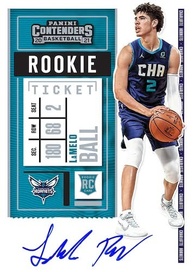 Panini Contenders Basketball Blaster Box 2020-2021 | 40 Cartas por Caixa com Autógrafos e Memorabilia - imagem 4