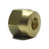 Porca de Latão 3/8" SAE: Fixação Forte e Durável - imagem 1