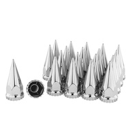 Tampas de Porca Cromadas 33mm para Caminhões - Proteção e Estilo Antiferrugem (20 Unidades) - imagem 1