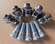 Kit 5 Pinos de Roda Traseira M12x1.5mm (44.5mm) + Porcas - Toyota Hiace, Hilux, L200 e Mais - imagem 3