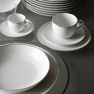 Xícaras de Café Legacy Silver: Elegância em Porcelana - imagem 2