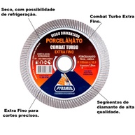 Disco Diamantado 115mm: Corte Preciso em Porcelanato - imagem 2
