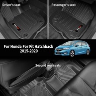 Tapetes e Forro de Porta-Malas Premium para Honda Fit 2014-2020 | Proteção Total - imagem 3