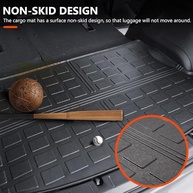Tapete de Porta-Malas TPE Powoq para Subaru Crosstrek/XV (2018-2023) e Impreza Hatchback - Proteção Premium - imagem 5