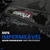 Kit Tapetes Internos e Porta Malas Premium Emborrachado para Corolla 2018-2019 - Impermeável e Durável - imagem 5