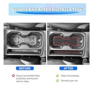 Kit 16 Peças Tapetes Porta-Copos e Ranhuras para Jeep Renegade 2019-2023 - Proteção e Estilo Impermeável - imagem 4