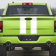 Adesivos de Capô para Porta Traseira Dodge Ram 1500/2500 Hemi Rebel - Vinil Premium Preto Fosco - imagem 3