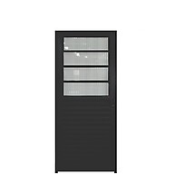 Porta Basculante Alumínio 210x80cm: Preto Elegante - imagem 1