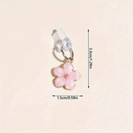 Protetor de Porta USB: Charme Floral para seu Celular 🌸 - imagem 2