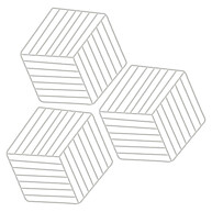 Porta Copos Hexagonais: Proteja e Decore! - imagem 1