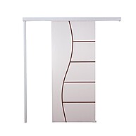 Porta de Correr Branca: Economize Espaço! - imagem 1