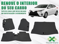 Tapete de Borracha Inteiriço Traseiro e Porta Malas para Toyota Yaris Hatch - Proteção e Estilo Premium - imagem 5
